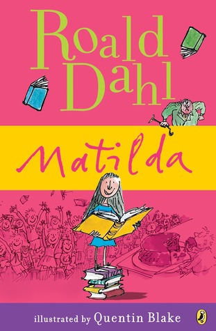 Book cover Matilda by Roald Dahl