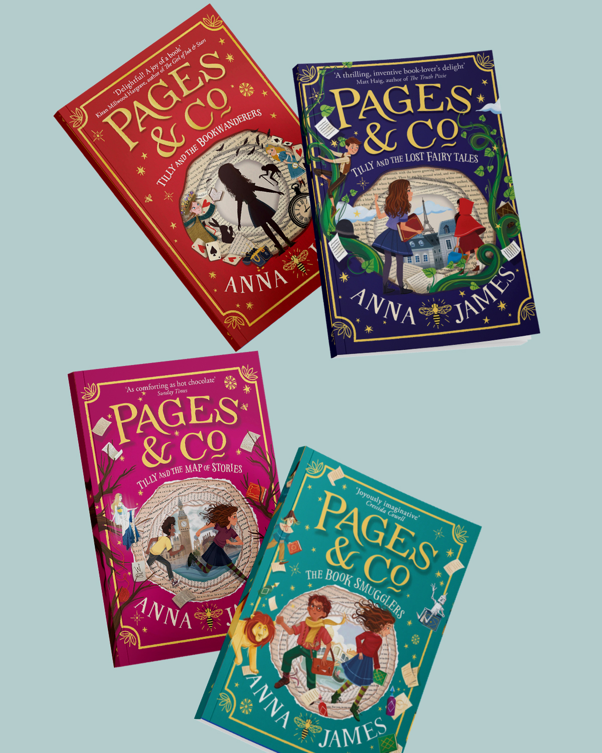 Best middle grade fantasy books Pages and Co by Anna James