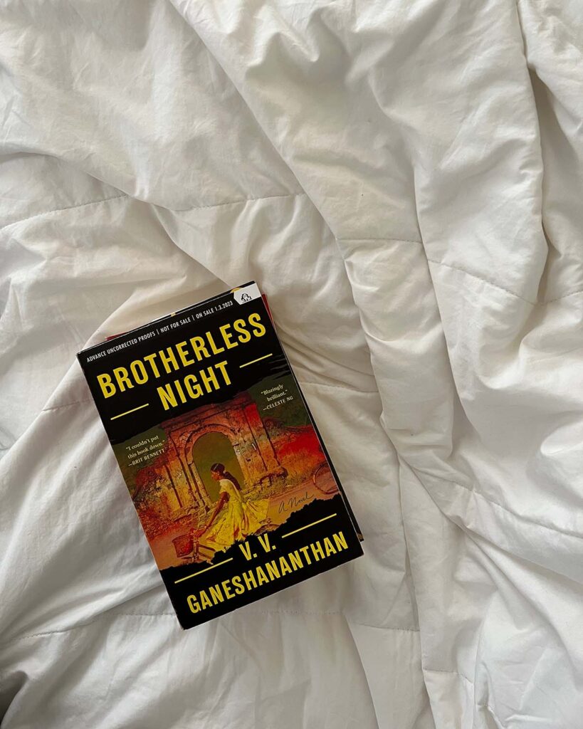 Brotherless Night by VV Ganeshananthan / Best books of 2023